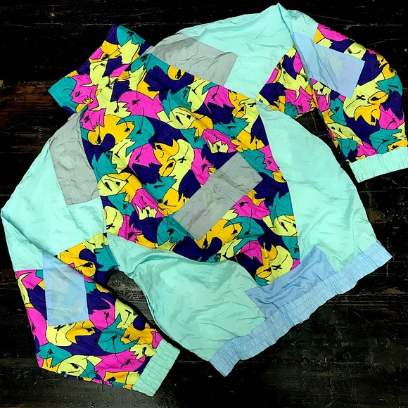 Colourful Abstract Windbreaker - Picture 2 of 7